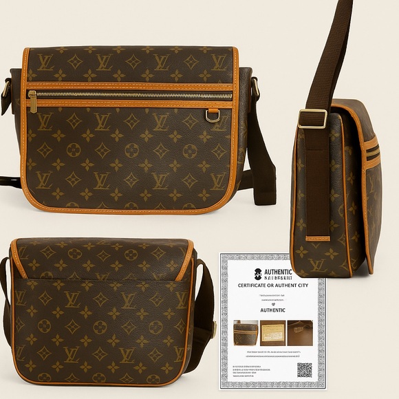 Louis Vuitton Monogram Bosphore GM Messenger Bag - Picture 1 of 13